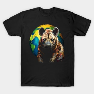 Hyena Earth Day T-Shirt
